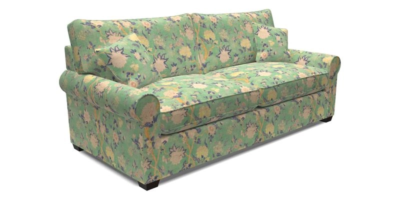 Bignor 3 Seater Sofa in V&A Drawn From Nature Oak Tree Gold. Loose cover option available