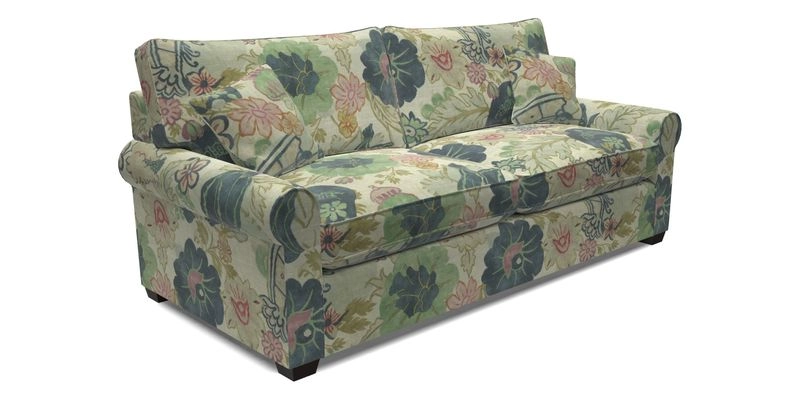 Bignor 3 Seater Sofa in V&A Drawn From Nature Oak Tree Gold