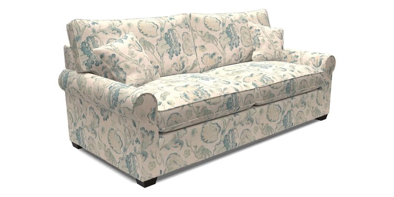 Bignor 3 Seater Sofa in V&A Drawn From Nature Oak Tree Gold