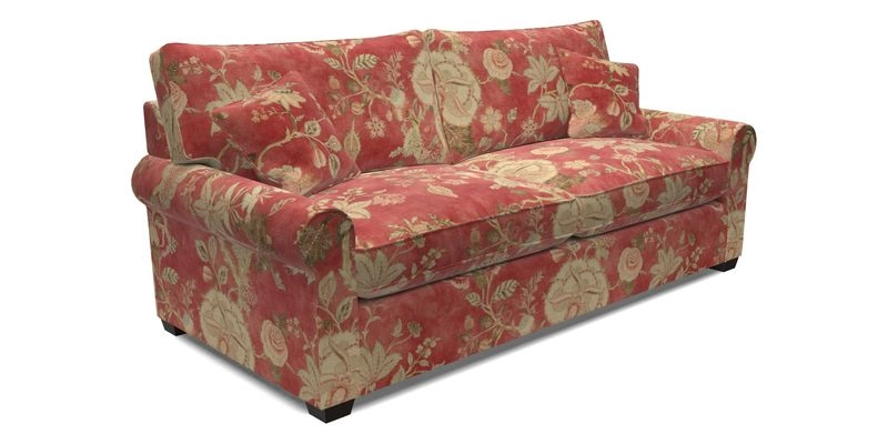 Bignor 3 Seater Sofa in V&A Drawn From Nature Oak Tree Gold