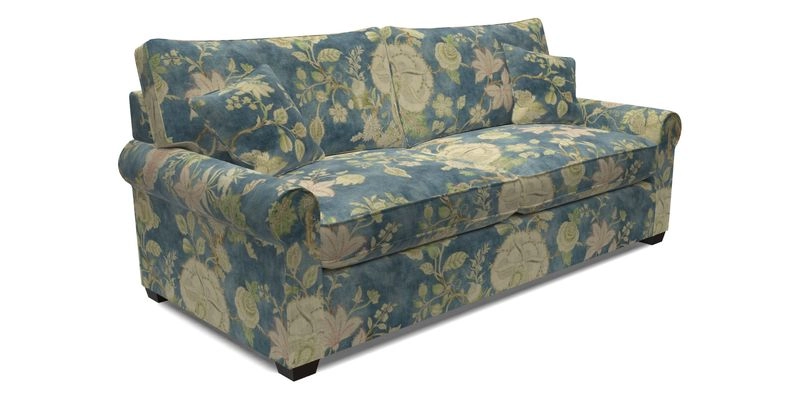 Bignor 3 Seater Sofa in V&A Drawn From Nature Oak Tree Gold. Loose cover option available