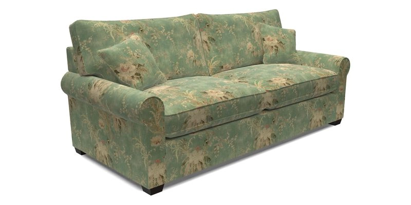 Bignor 3 Seater Sofa in V&A Drawn From Nature Oak Tree Gold