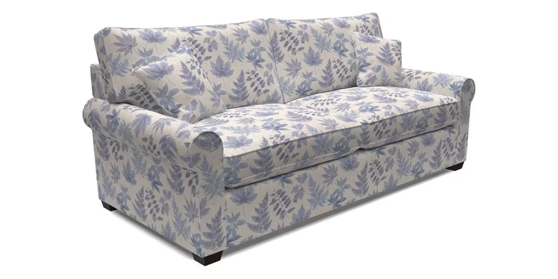 Bignor 3 Seater Sofa in V&A Drawn From Nature Oak Tree Gold. Loose cover option available