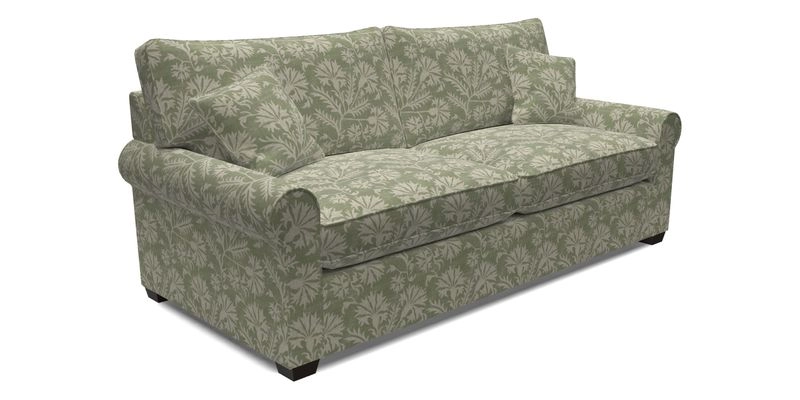 Bignor 3 Seater Sofa in V&A Drawn From Nature Oak Tree Gold. Loose cover option available