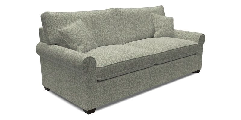 Bignor 3 Seater Sofa in V&A Drawn From Nature Oak Tree Gold