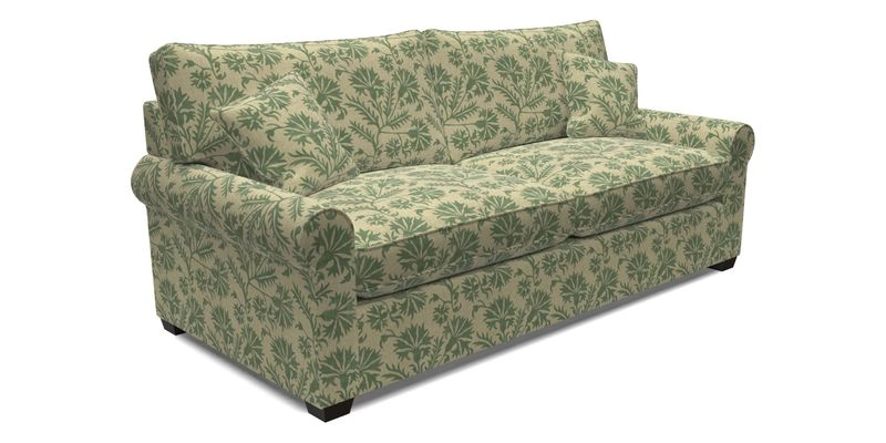 Bignor 3 Seater Sofa in V&A Drawn From Nature Oak Tree Gold