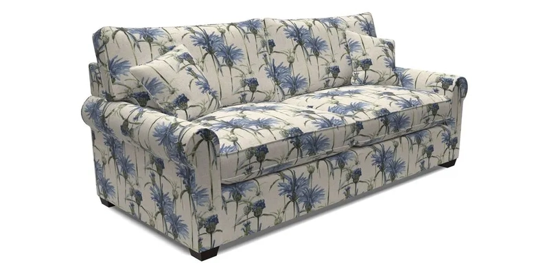 Bignor 3 Seater Sofa in V&A Drawn From Nature Oak Tree Gold. Loose cover option available