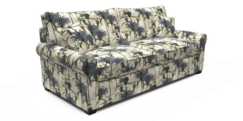 Bignor 3 Seater Sofa in V&A Drawn From Nature Oak Tree Gold