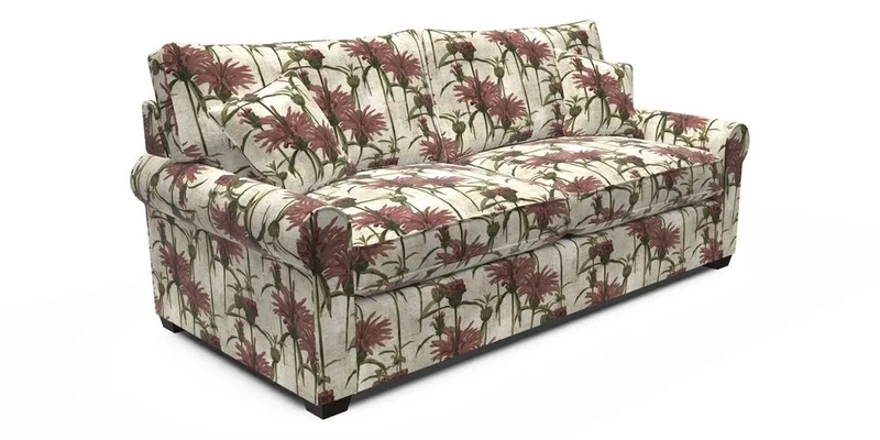 Bignor 3 Seater Sofa in V&A Drawn From Nature Oak Tree Gold