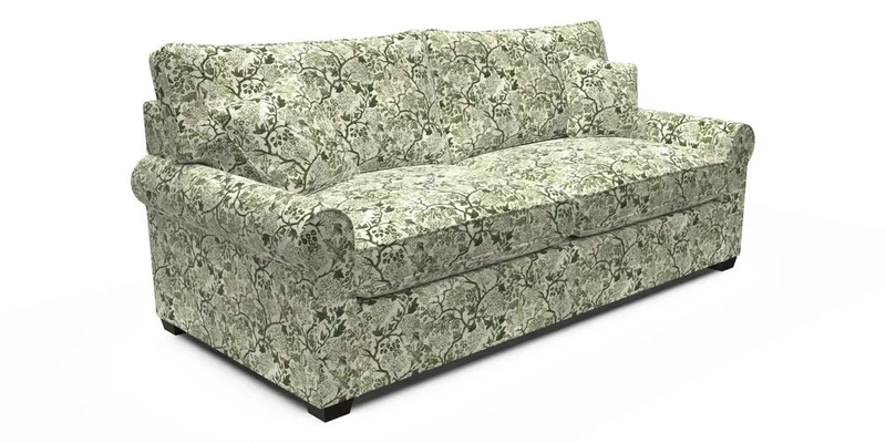Bignor 3 Seater Sofa in V&A Drawn From Nature Oak Tree Gold. Loose cover option available