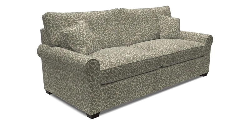 Bignor 3 Seater Sofa in V&A Drawn From Nature Oak Tree Gold. Loose cover option available