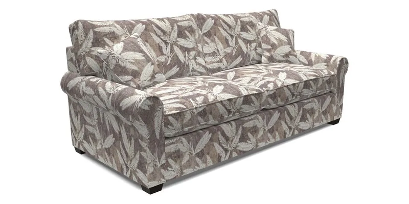 Bignor 3 Seater Sofa in V&A Drawn From Nature Oak Tree Gold. Loose cover option available