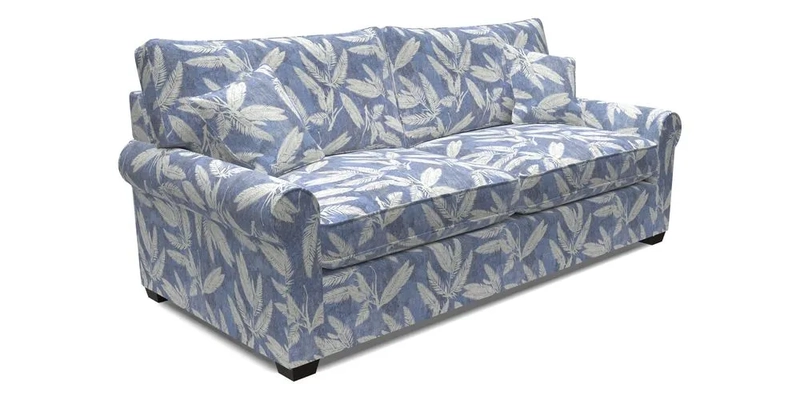 Bignor 3 Seater Sofa in V&A Drawn From Nature Oak Tree Gold. Loose cover option available