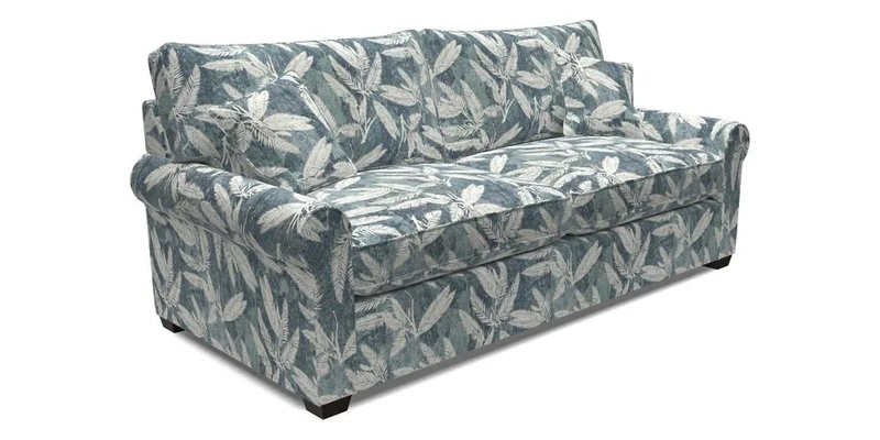 Bignor 3 Seater Sofa in V&A Drawn From Nature Oak Tree Gold. Loose cover option available