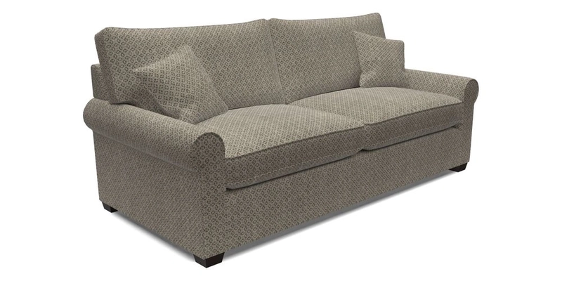 Bignor 3 Seater Sofa in V&A Drawn From Nature Oak Tree Gold. Loose cover option available
