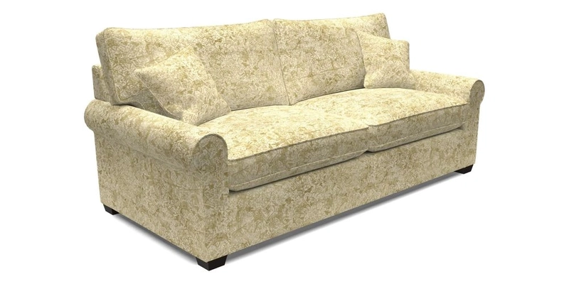 Bignor 3 Seater Sofa in V&A Drawn From Nature Oak Tree Gold