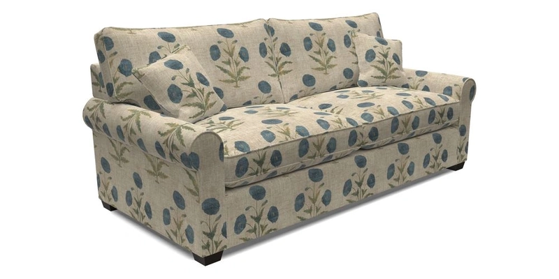 Bignor 3 Seater Sofa in V&A Drawn From Nature Oak Tree Gold