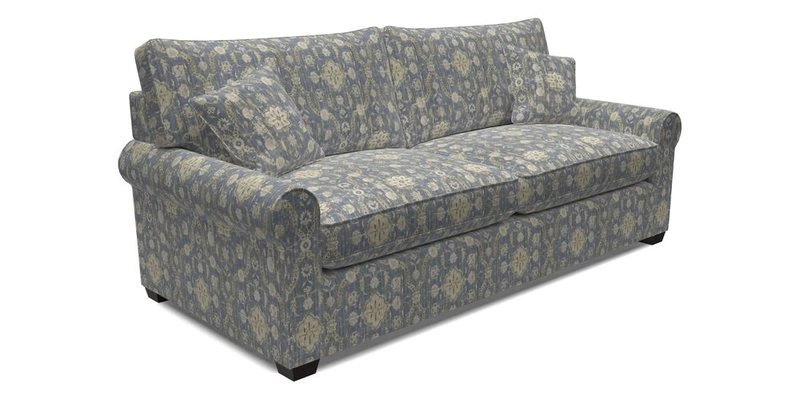 Bignor 3 Seater Sofa in V&A Drawn From Nature Oak Tree Gold. Loose cover option available