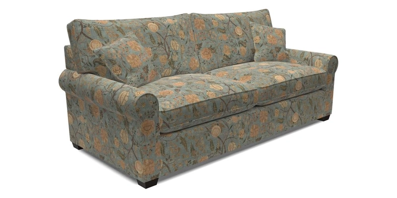 Bignor 3 Seater Sofa in V&A Drawn From Nature Oak Tree Gold