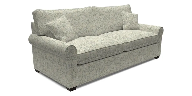 Bignor 3 Seater Sofa in V&A Drawn From Nature Oak Tree Gold. Loose cover option available
