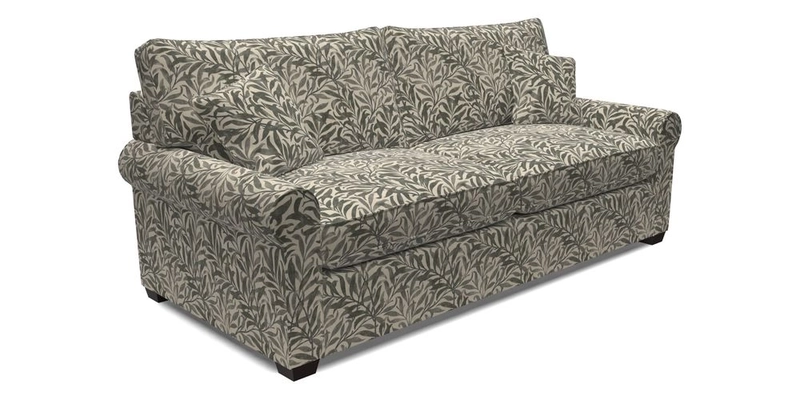 Bignor 3 Seater Sofa in V&A Drawn From Nature Oak Tree Gold. Loose cover option available