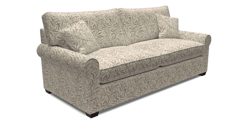 Bignor 3 Seater Sofa in V&A Drawn From Nature Oak Tree Gold. Loose cover option available