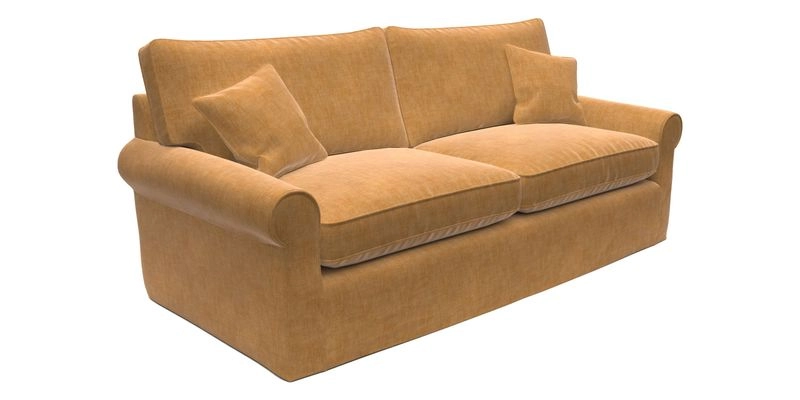 Bignor 3 Seater Sofa in V&A Drawn From Nature Oak Tree Gold