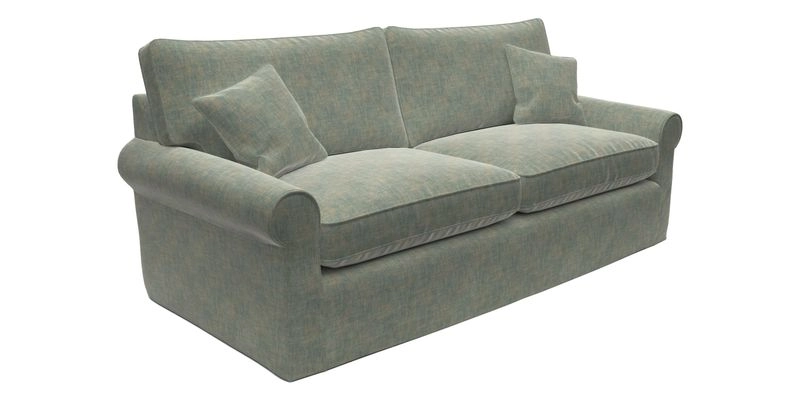 Bignor 3 Seater Sofa in V&A Drawn From Nature Oak Tree Gold. Loose cover option available