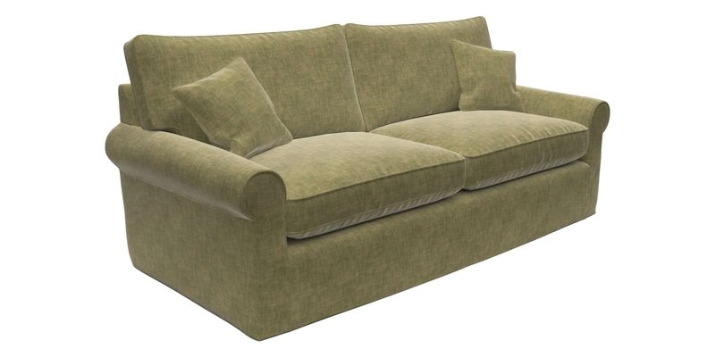 Bignor 3 Seater Sofa in V&A Drawn From Nature Oak Tree Gold. Loose cover option available