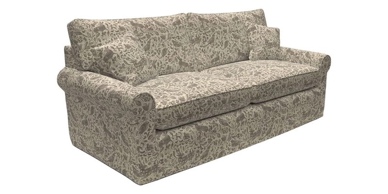 Bignor 3 Seater Sofa in V&A Drawn From Nature Oak Tree Gold. Loose cover option available