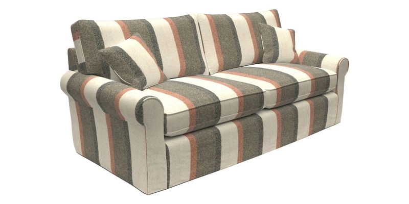 Bignor 3 Seater Sofa in V&A Drawn From Nature Oak Tree Gold