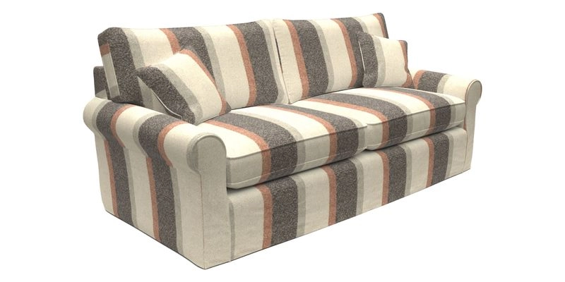 Bignor 3 Seater Sofa in V&A Drawn From Nature Oak Tree Gold