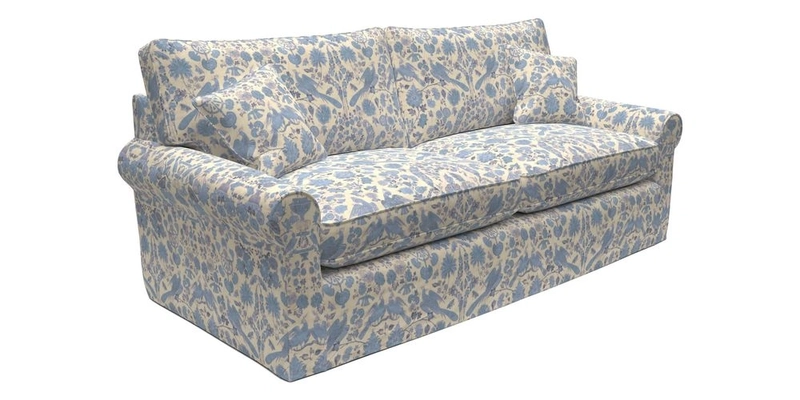 Bignor 3 Seater Sofa in V&A Drawn From Nature Oak Tree Gold