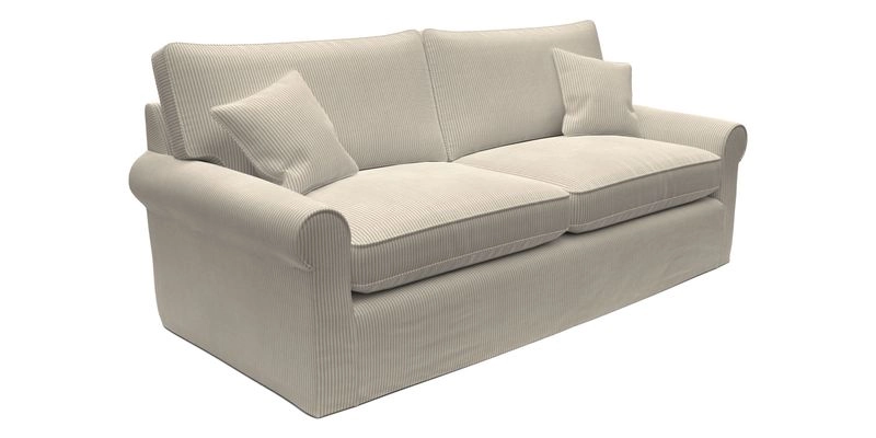Bignor 3 Seater Sofa in V&A Drawn From Nature Oak Tree Gold. Loose cover option available