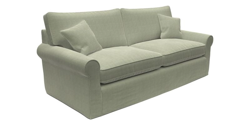 Bignor 3 Seater Sofa in V&A Drawn From Nature Oak Tree Gold
