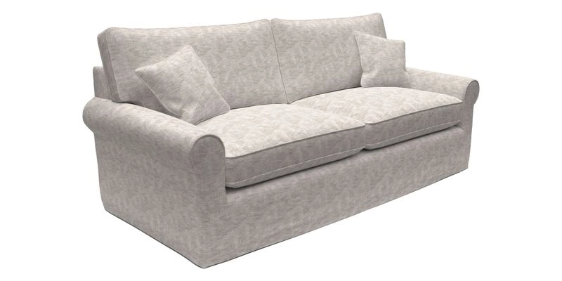 Bignor 3 Seater Sofa in V&A Drawn From Nature Oak Tree Gold. Loose cover option available