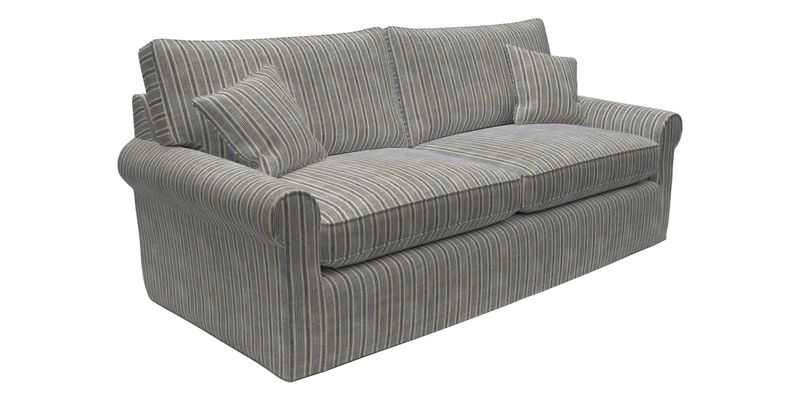 Bignor 3 Seater Sofa in V&A Drawn From Nature Oak Tree Gold. Loose cover option available