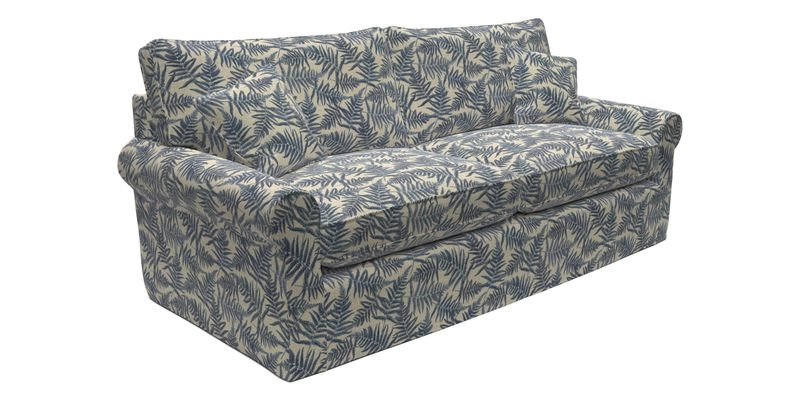 Bignor 3 Seater Sofa in V&A Drawn From Nature Oak Tree Gold. Loose cover option available