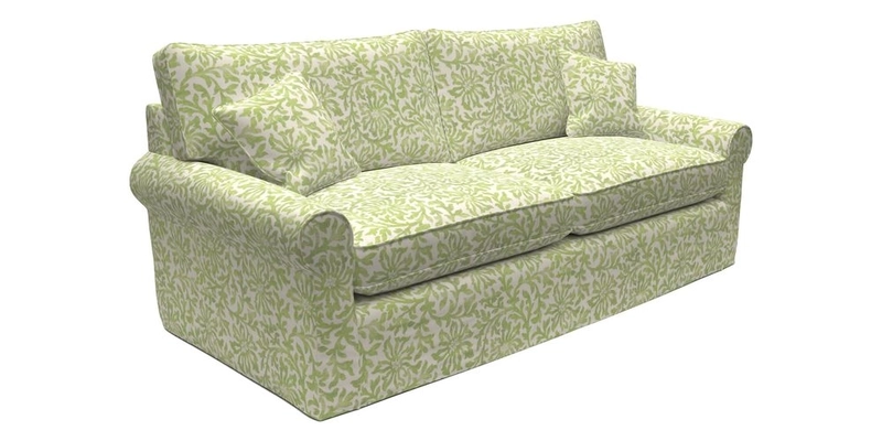 Bignor 3 Seater Sofa in V&A Drawn From Nature Oak Tree Gold