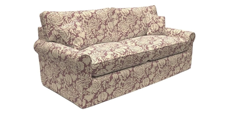 Bignor 3 Seater Sofa in V&A Drawn From Nature Oak Tree Gold