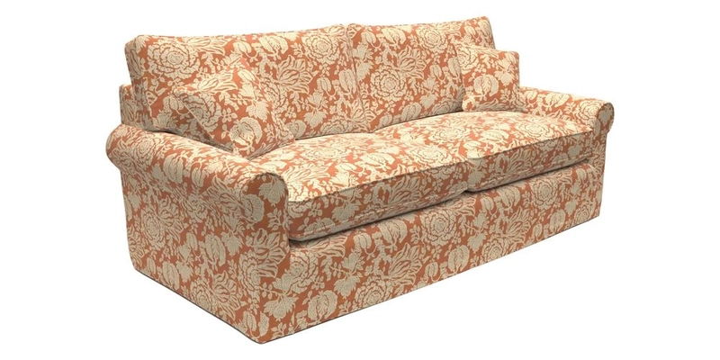 Bignor 3 Seater Sofa in V&A Drawn From Nature Oak Tree Gold
