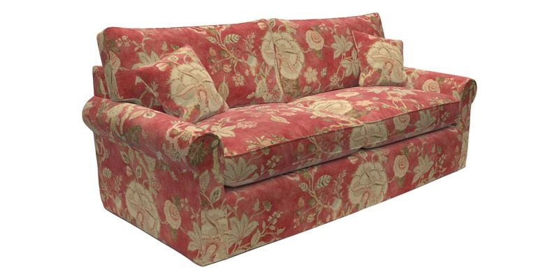 Bignor 3 Seater Sofa in V&A Drawn From Nature Oak Tree Gold