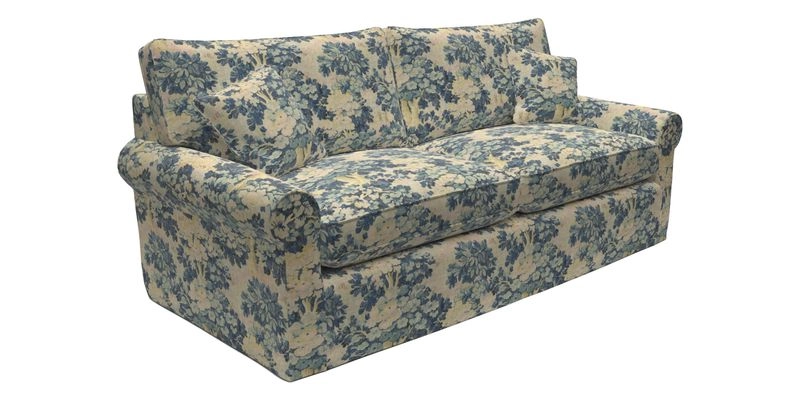 Bignor 3 Seater Sofa in V&A Drawn From Nature Oak Tree Gold