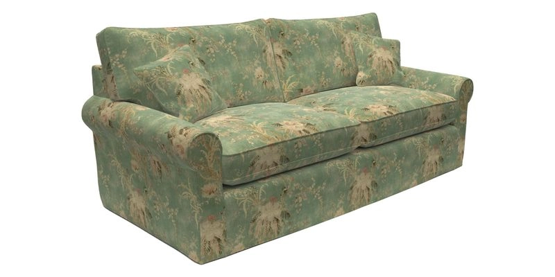 Bignor 3 Seater Sofa in V&A Drawn From Nature Oak Tree Gold