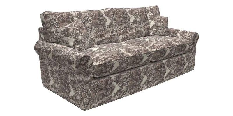 Bignor 3 Seater Sofa in V&A Drawn From Nature Oak Tree Gold