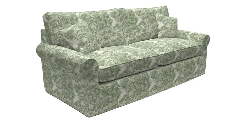 Bignor 3 Seater Sofa in V&A Drawn From Nature Oak Tree Gold