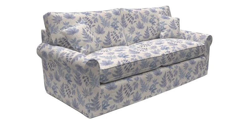 Bignor 3 Seater Sofa in V&A Drawn From Nature Oak Tree Gold