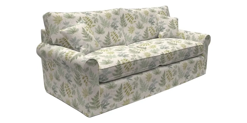 Bignor 3 Seater Sofa in V&A Drawn From Nature Oak Tree Gold