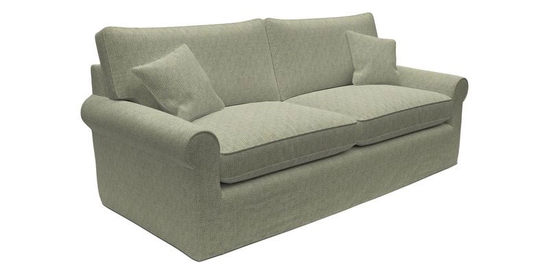 Bignor 3 Seater Sofa in V&A Drawn From Nature Oak Tree Gold. Loose cover option available