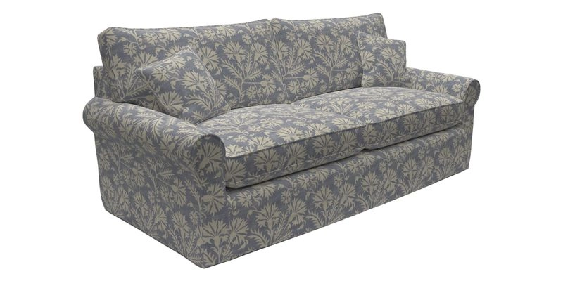 Bignor 3 Seater Sofa in V&A Drawn From Nature Oak Tree Gold. Loose cover option available